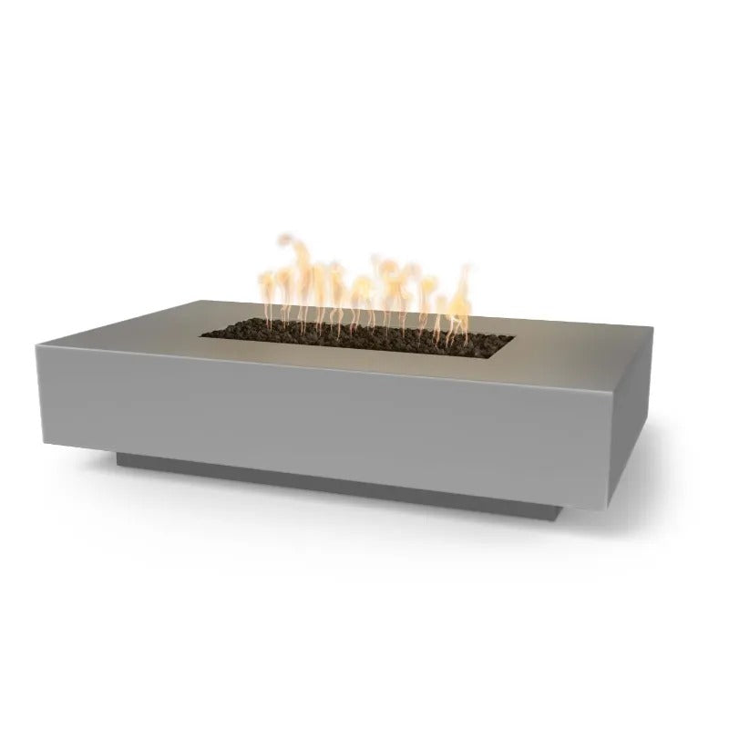 The Outdoor Plus Cabo Linear Fire Pit GFRC natural gray