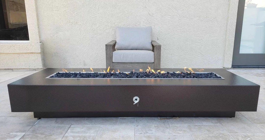 The Outdoor Plus Cabo Linear Java powder coat