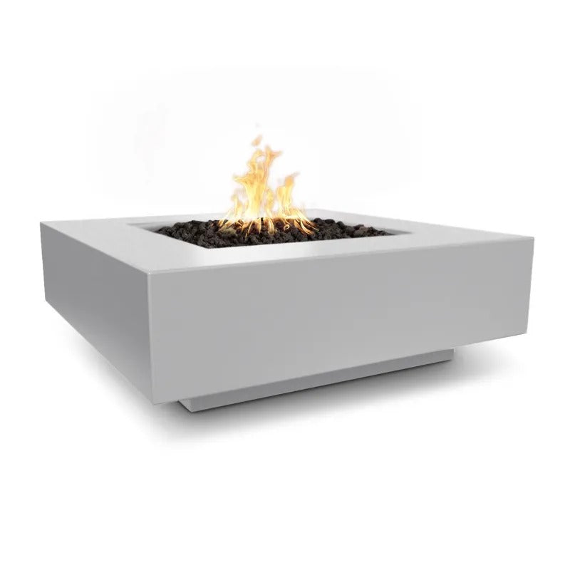 The Outdoor Plus Cabo Square Fire Pit GFRC natural gray