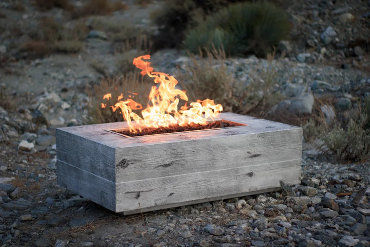 The Outdoor Plus Coronado fire pit ivory mountains