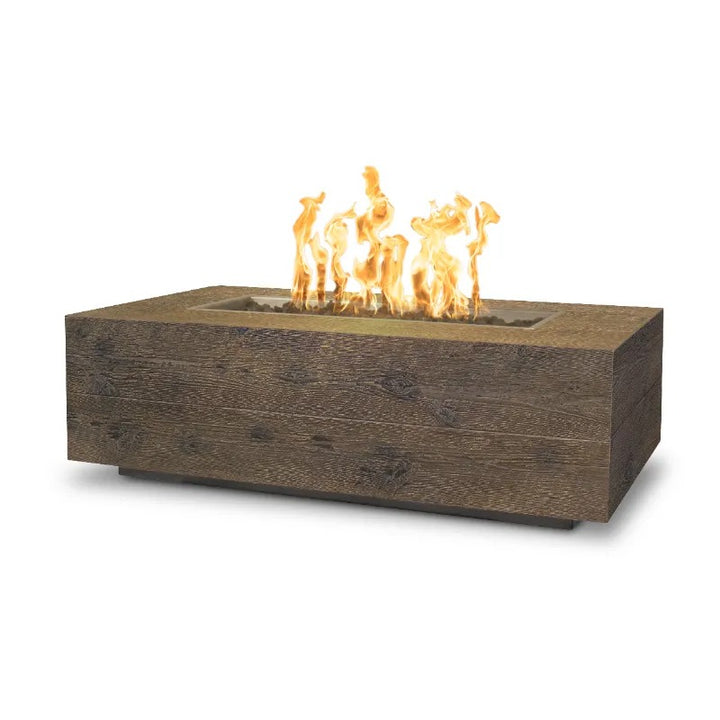 The Outdoor Plus Coronado fire pit oak wood grain big