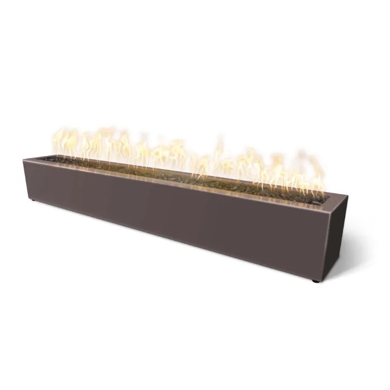 The Outdoor Plus Eaves fire pit java powder coat