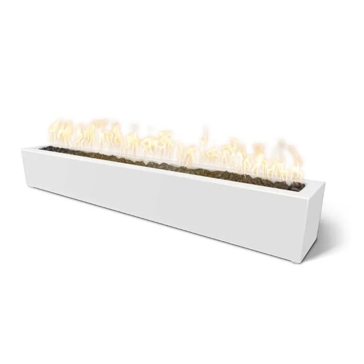 The Outdoor Plus Eaves fire pit white powder coat