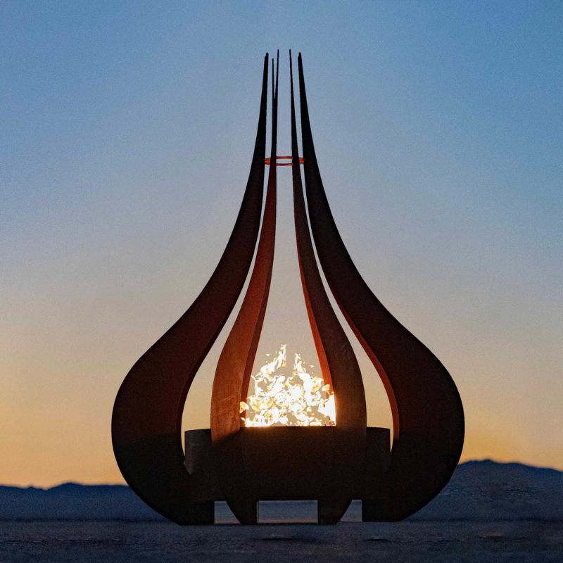 The Outdoor Plus Fire Pit Sculpture The Comet