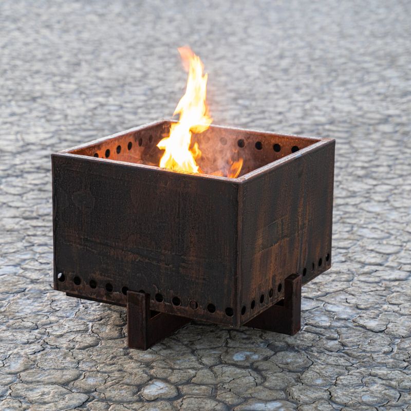 The Outdoor Plus Fire Sculpture The Helix