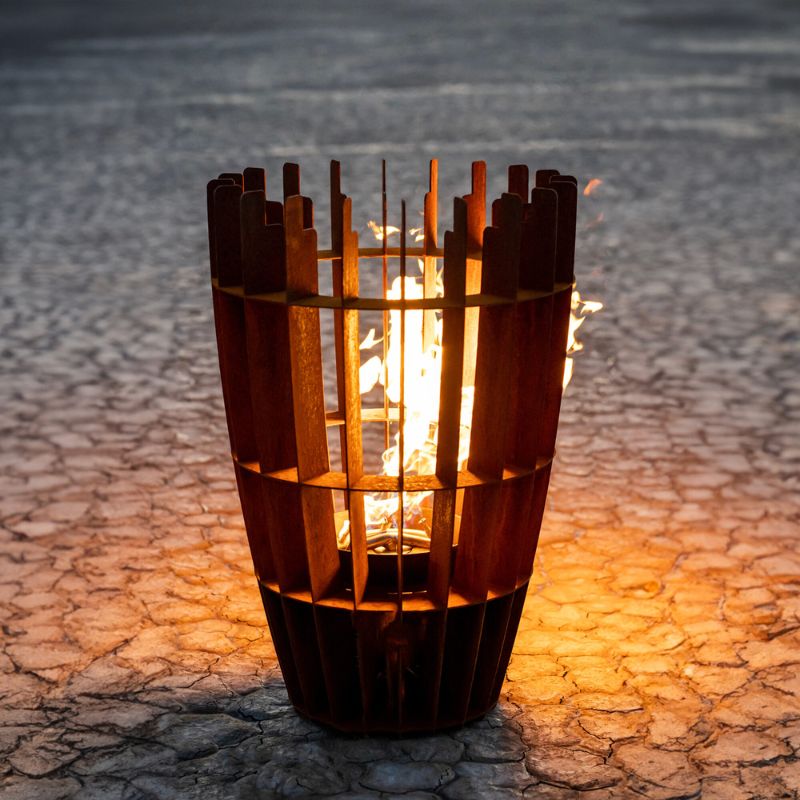 The Outdoor Plus Fire Sculpture The Horizon