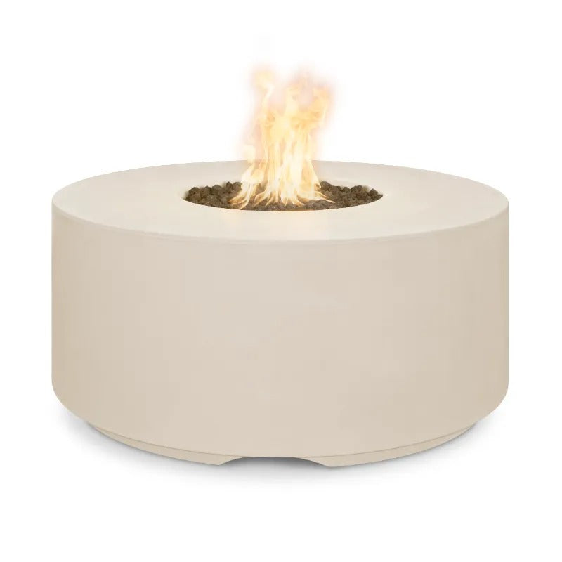 The Outdoor Plus Florence tall fire pit vanilla 46 inch