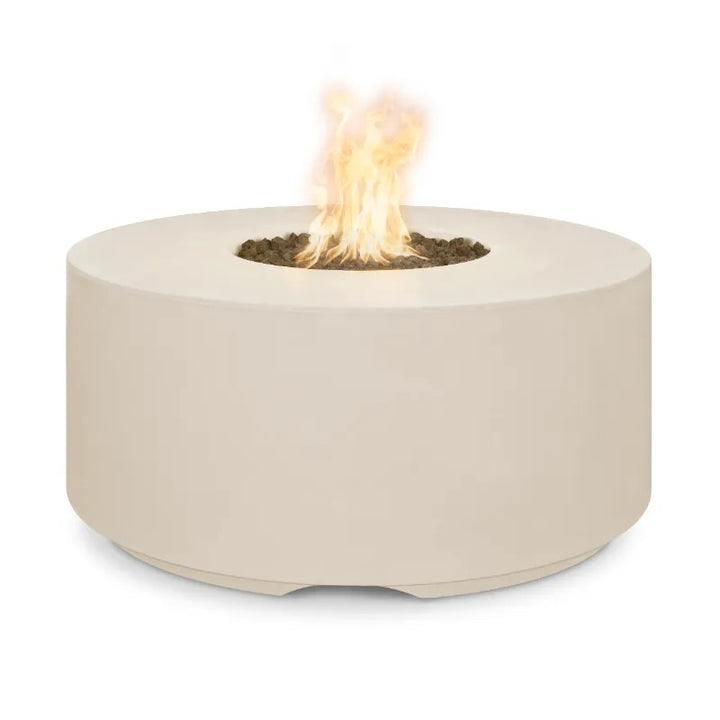 The Outdoor Plus Florence tall fire pit vanilla 46 inch