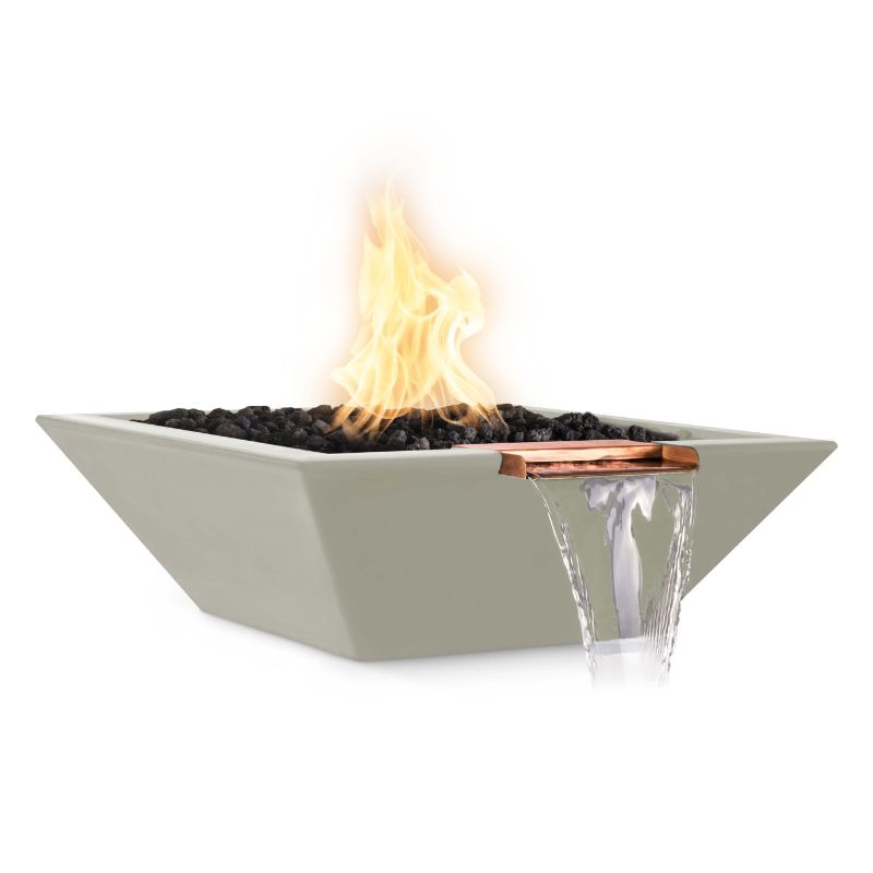 The Outdoor Plus Maya GFRC fire and water bowl ash
