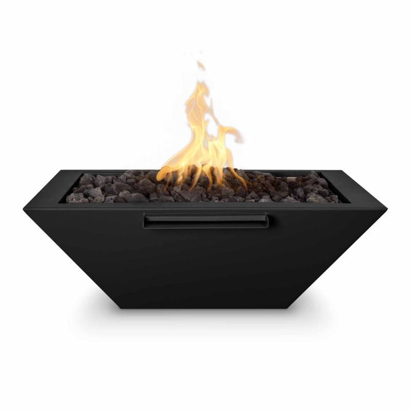 The Outdoor Plus Maya Powder Coat Fire Water Bowl black