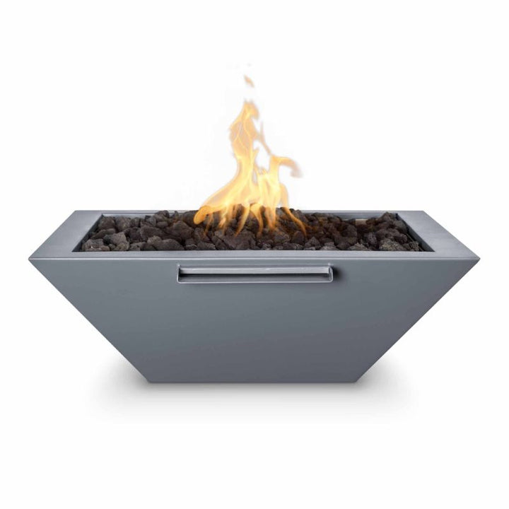 The Outdoor Plus Maya Powder Coat Fire Water bowl gray