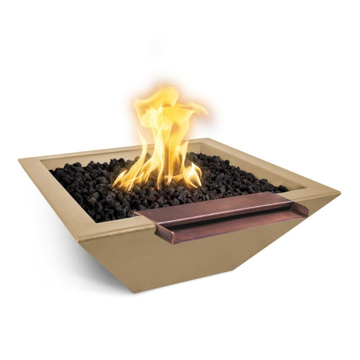 The Outdoor Plus Maya fire and water bowl brown wide spill