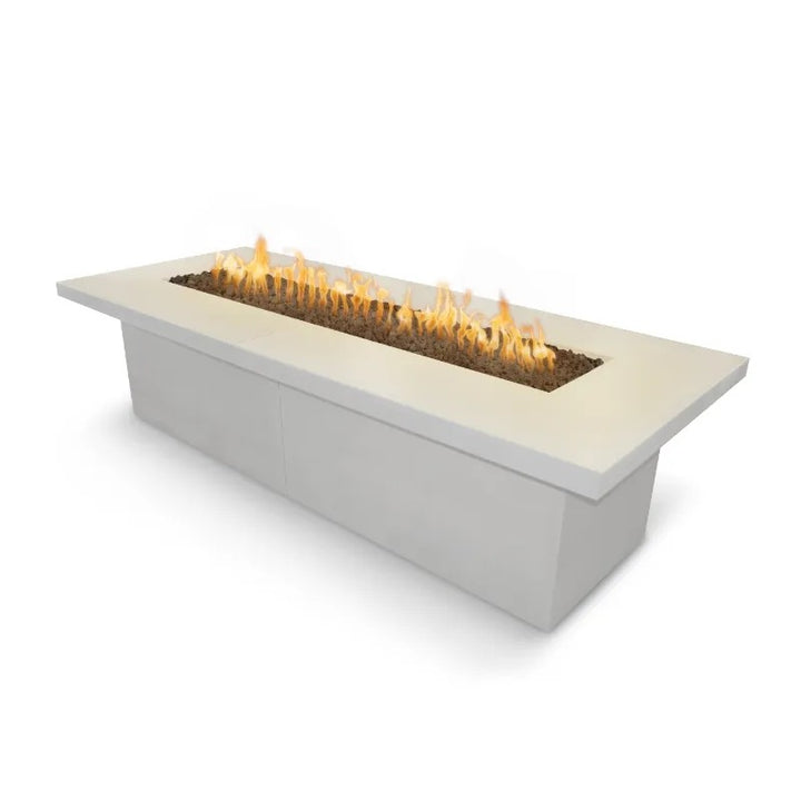 The Outdoor Plus Newport fire table GFRC limestone
