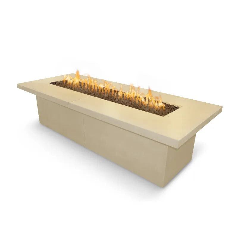 The Outdoor Plus Newport fire table GFRC vanilla
