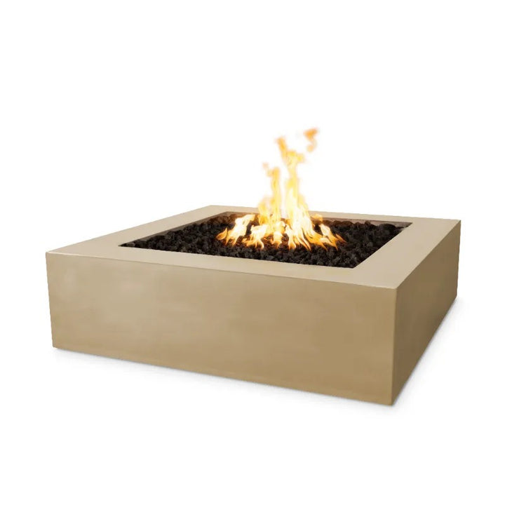 The Outdoor Plus Quad fire pit GFRC brown