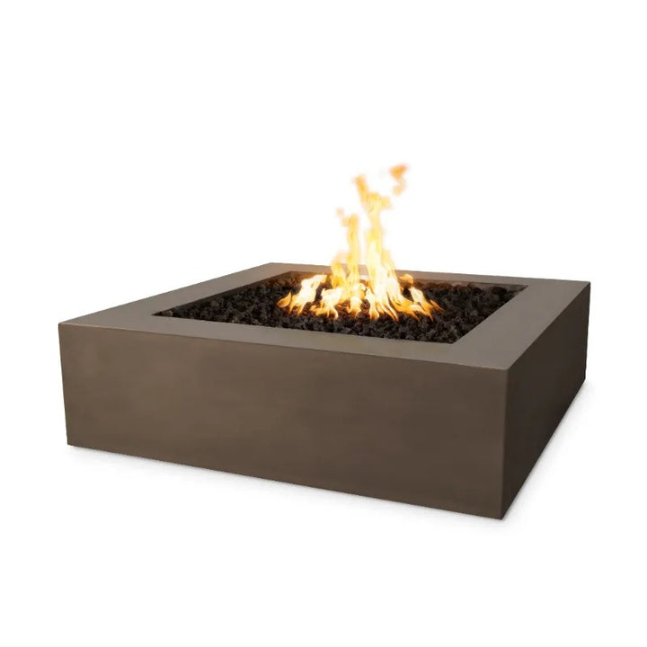 The Outdoor Plus Quad fire pit GFRC chocolate