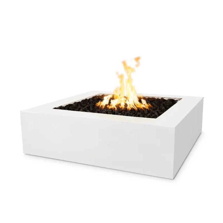 The Outdoor Plus Quad fire pit GFRC limestone