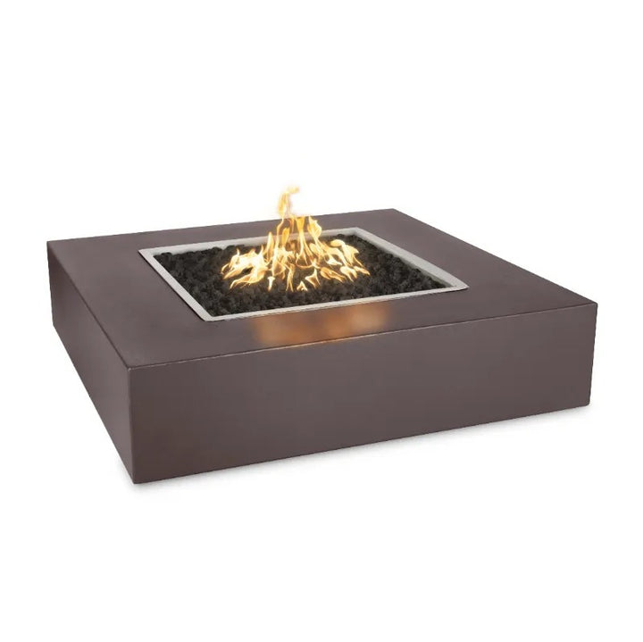 The Outdoor Plus Quad fire pit java powder coated
