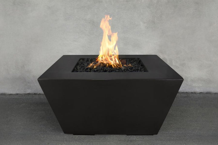 The Outdoor Plus Redan fire pit square black patio