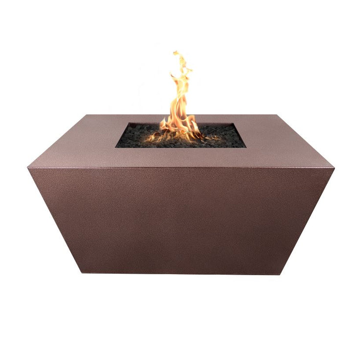 The Outdoor Plus Redan fire pit square copper vein powder coat