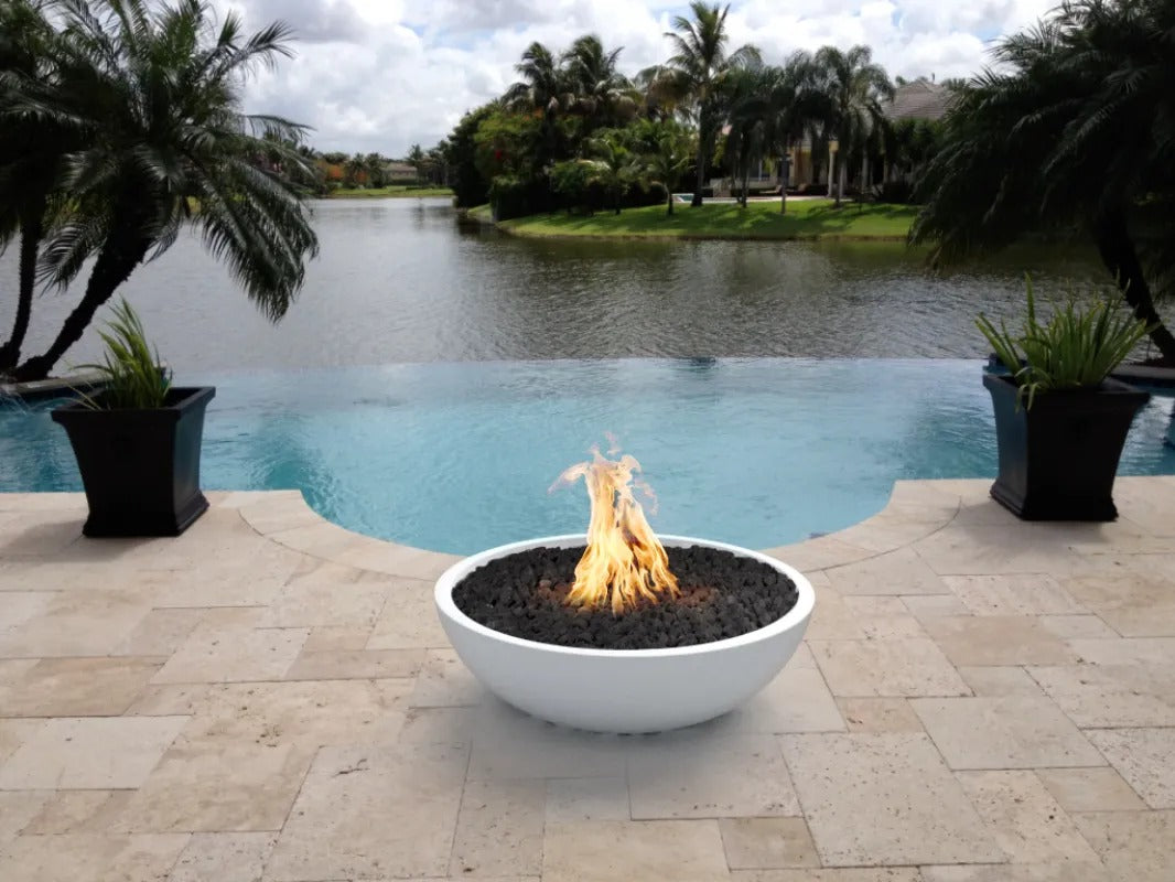 The Outdoor Plus Sedona Fire Bowl GFRC Limestone 2
