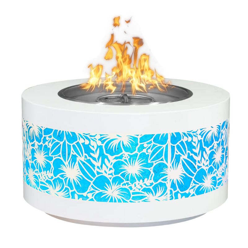 The Outdoor Plus Unity Caribbean fire pit blue