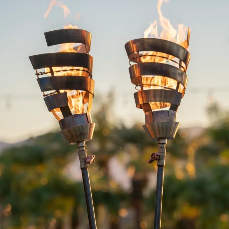 The Outdoor Plus spiral torches