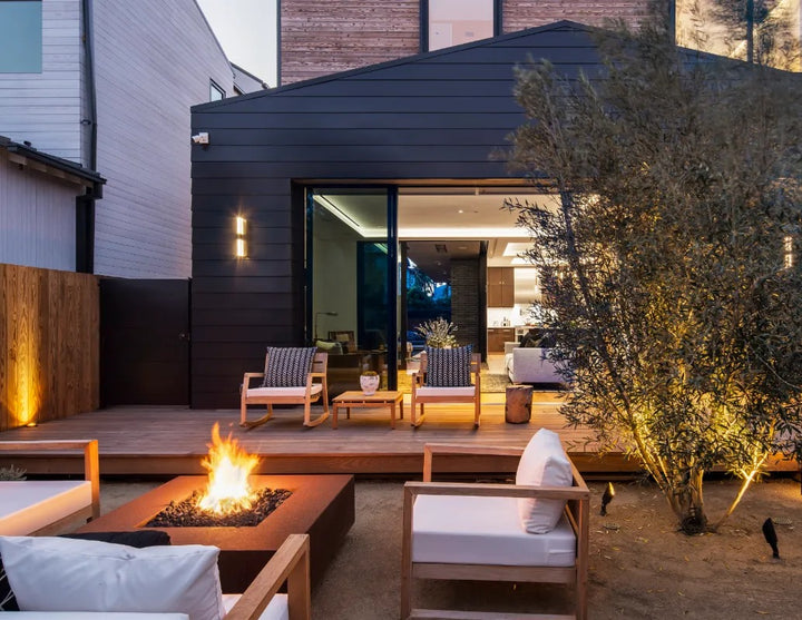 The Outdoor Plus square cabo 60 inch corten steel