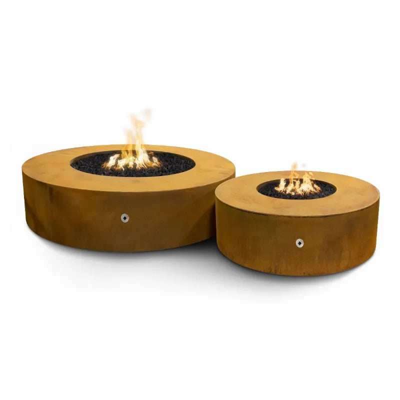 Unity fire pit corten steel 72 inch and 48 inch