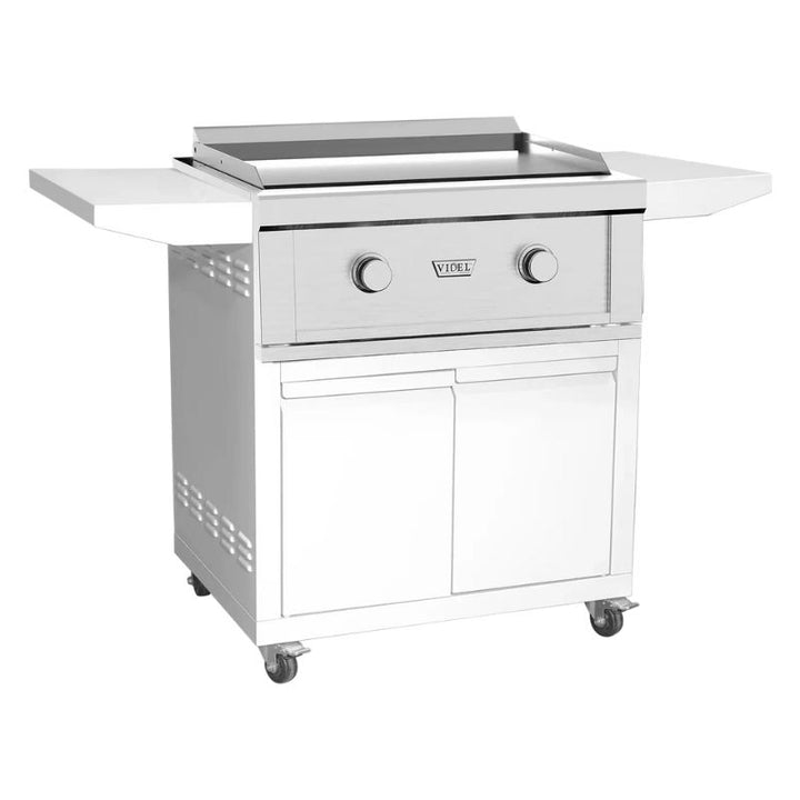 Videl Grills 30 inch griddle on a cart