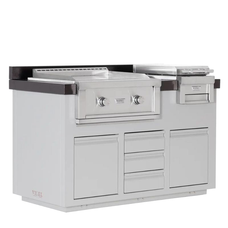 Videl Grills Alta 60I B outdoor kitchen side view