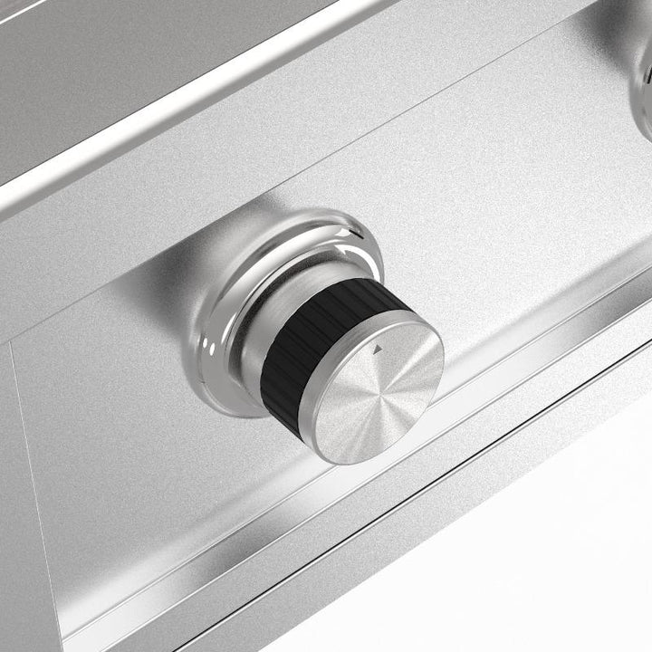 A close up of Videl Grill's Cool Touch Knobs.