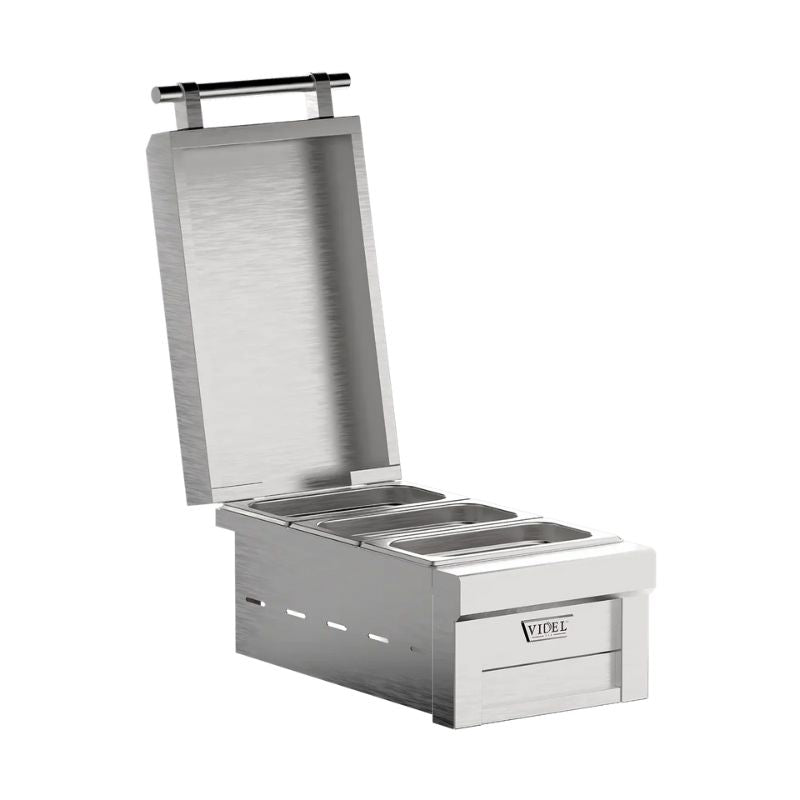 Videl Grills Fuego III food warmer
