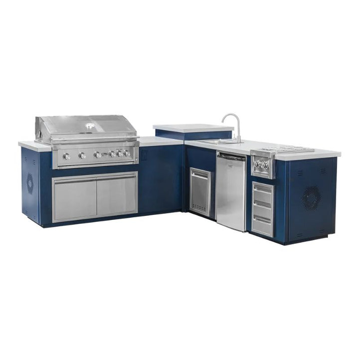 Videl Grills Maestro 112L B blue outdoor kitchen