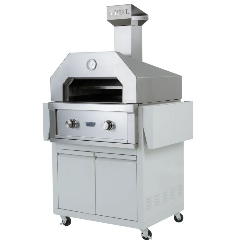 Videl Grills pizza oven on cart