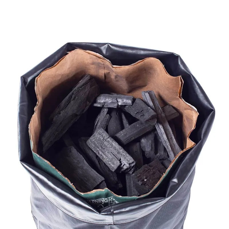 big green egg charcoal storage bag full 01