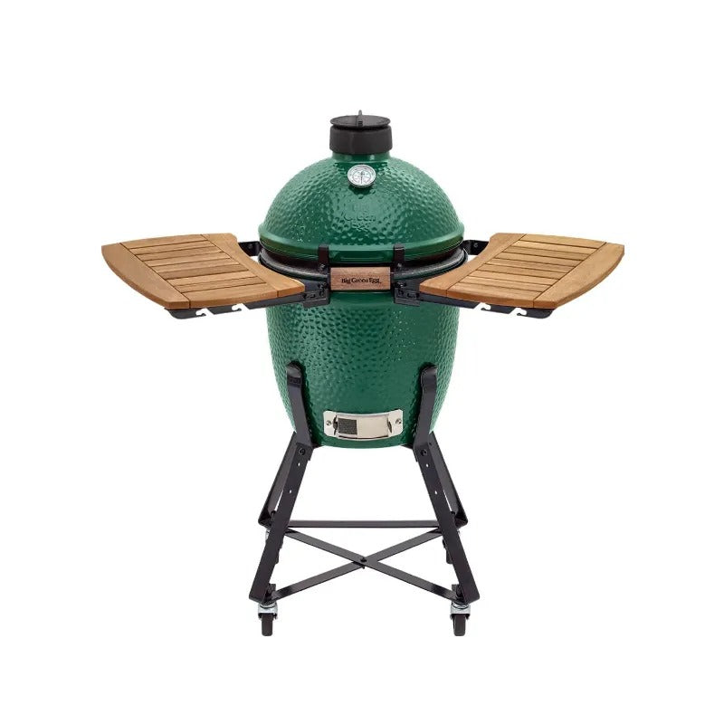 big green egg kit small acacia mates out