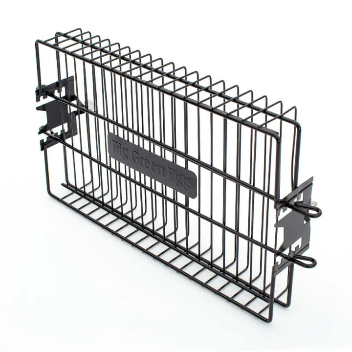 big green egg rotisserie kit Flat Basket side