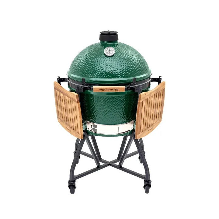 big green egg ultimate kit xlarge acacia mates down
