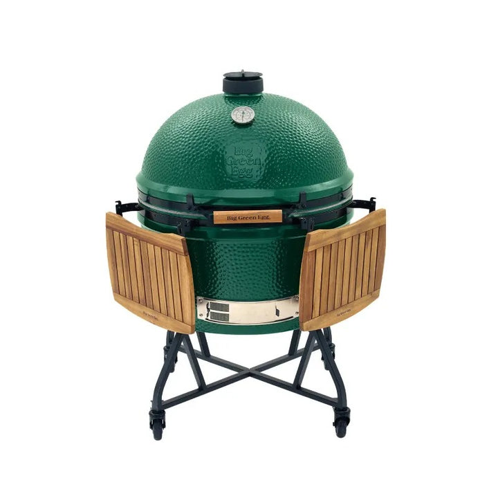 big green egg ultimate kit xlarge acacia mates front