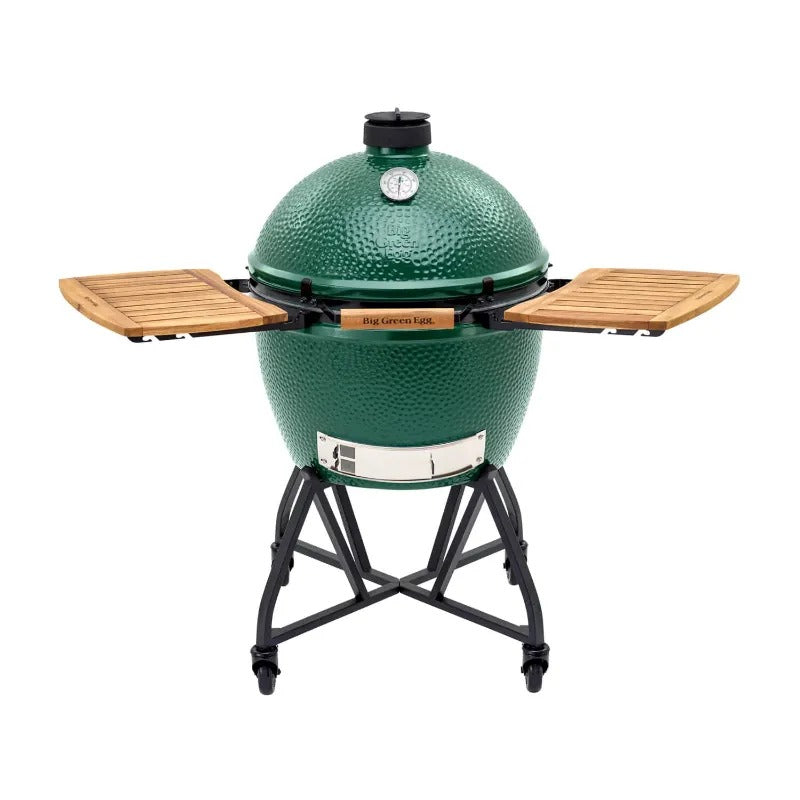 big green egg ultimate kit xlarge acacia mates up